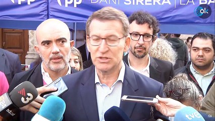 DIRECTO: Alberto Núñez Feijóo atiende a los medios de comunicación en Barcelona