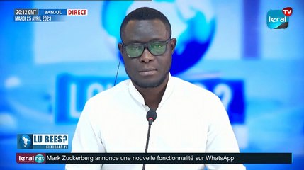 LU BESS ?XIBAAR YI 20H GMT - CE 25/04/ 2023 - PR: PAPE MAGUETTE BÂ #LERALTV