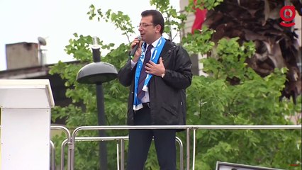 Ekrem İmamoğlu'ndan Çanakkale'de sağanak yağmur altında miting! Meydanda 'şemsiyeli' kalabalık #canlı