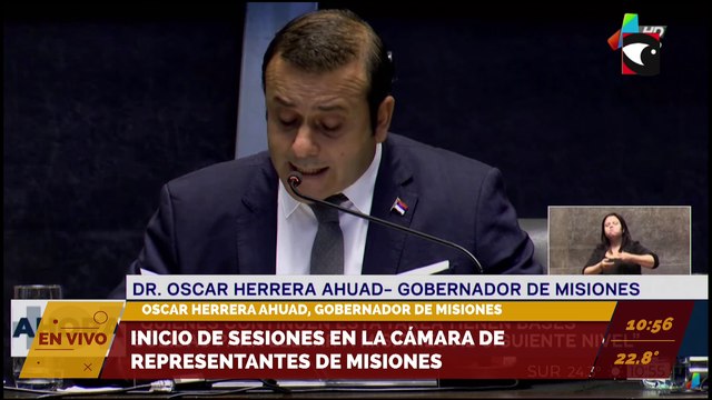 Hoy inician las sesiones en la Cámara de Representantes de Misiones