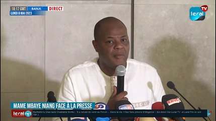 Urgent : Mame Mbaye Niang face à la presse