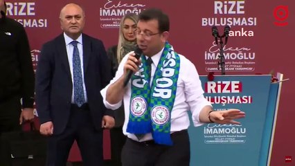 Ekrem İmamoğlu Rize'de konuşuyor #canlı