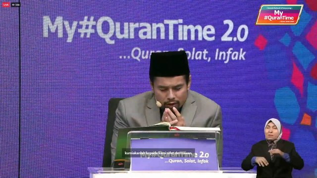 [LIVE] Episod 149 My #QuranTime 2.0 Khamis 11 Mei 2023 Surah Al-Baqarah (2: 262-263) Halaman 44 My #QuranTime #QuranSolatInfak World #QuranHour