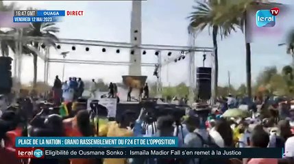 Direct place de la nation: Suivez le grand rassemblement des leaders du F24