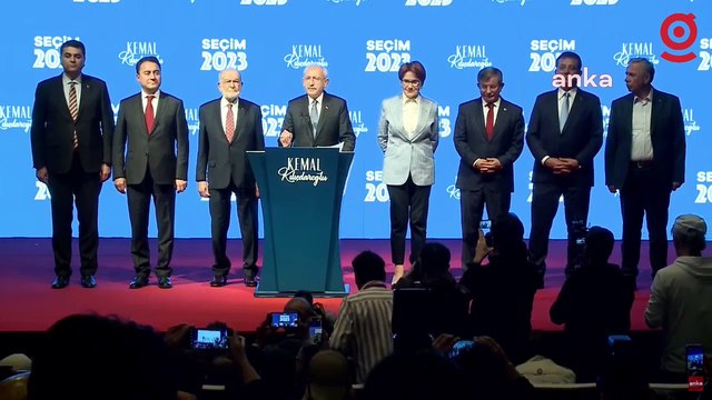 Cumhurbaşkanı Adayı Kemal Kılıçdaroğlu, Millet İttifakı Liderleri ile birlikte Açıklama Yapıyor #canlı