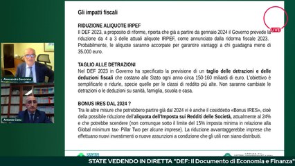DEF: Il Documento di Economia e Finanza