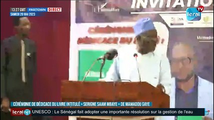 CÉRÉMONIE DE DÉDICACE DU LIVRE INTITULÉ « SERIGNE SAAM MBAYE » DE Mamadou GAYE