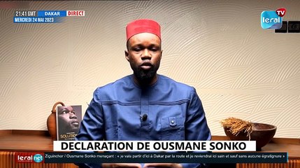 Suivez la déclaration de Ousmane SONKO