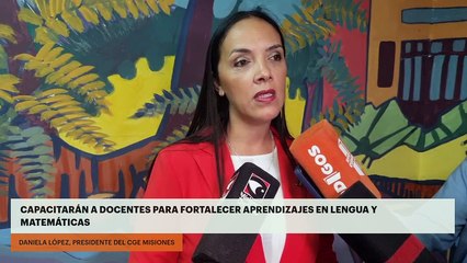 Capacitarán a docentes para fortalecer aprendizajes en Lengua y Matemáticas