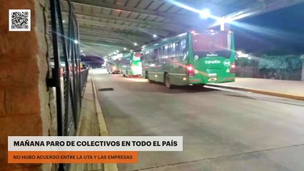 Paro de colectivos en todo el país