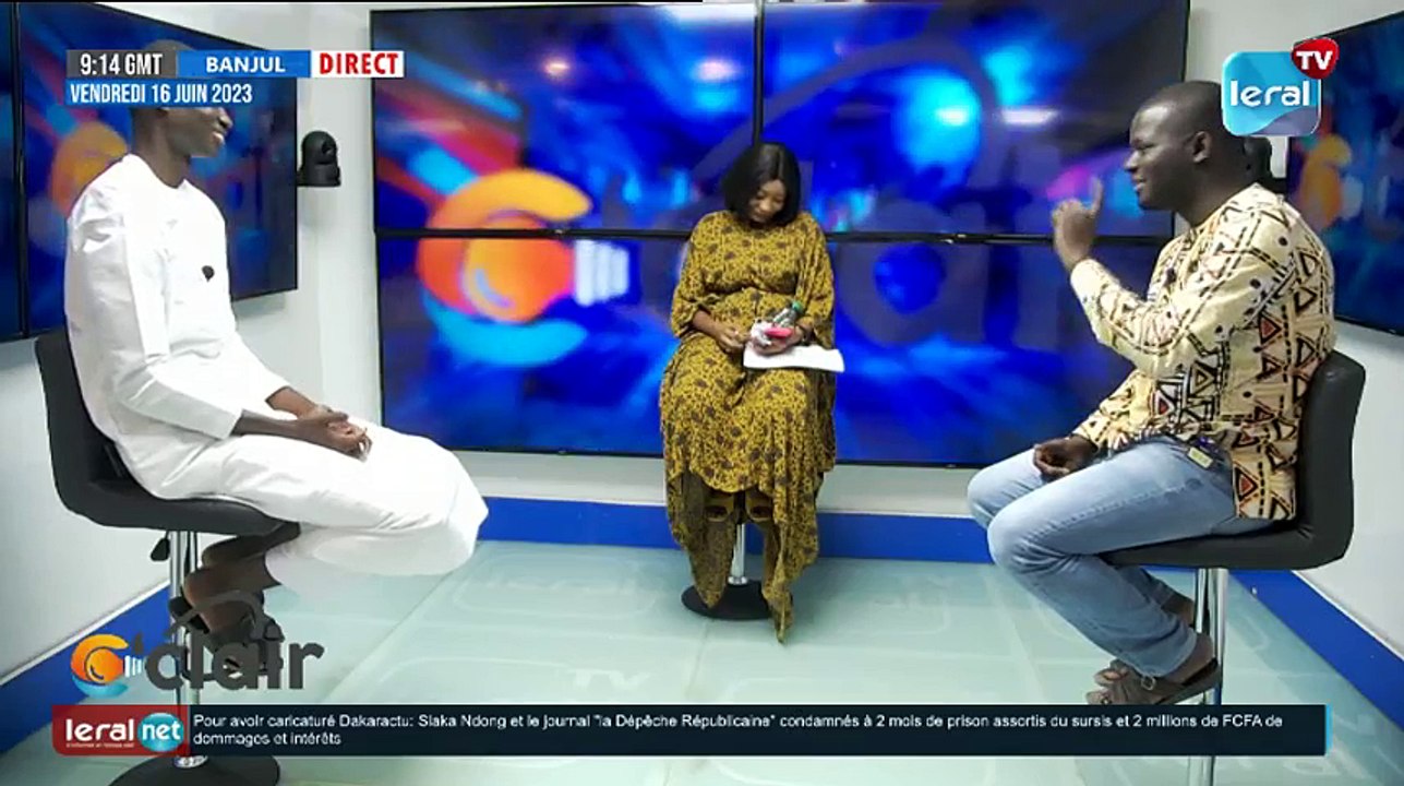 Matinal C'CLAIR avec Thialla, Birahim Toure, Mansour DIOP et Al Amine de ce 16/ 06 / 2023