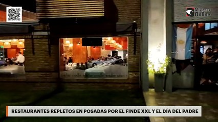 Restaurantes repletos en Posadas por el Finde XXL y el Día del Padre