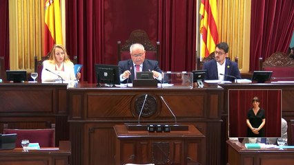 DIRECTO| Pleno en el Parlamento de las Islas Baleares