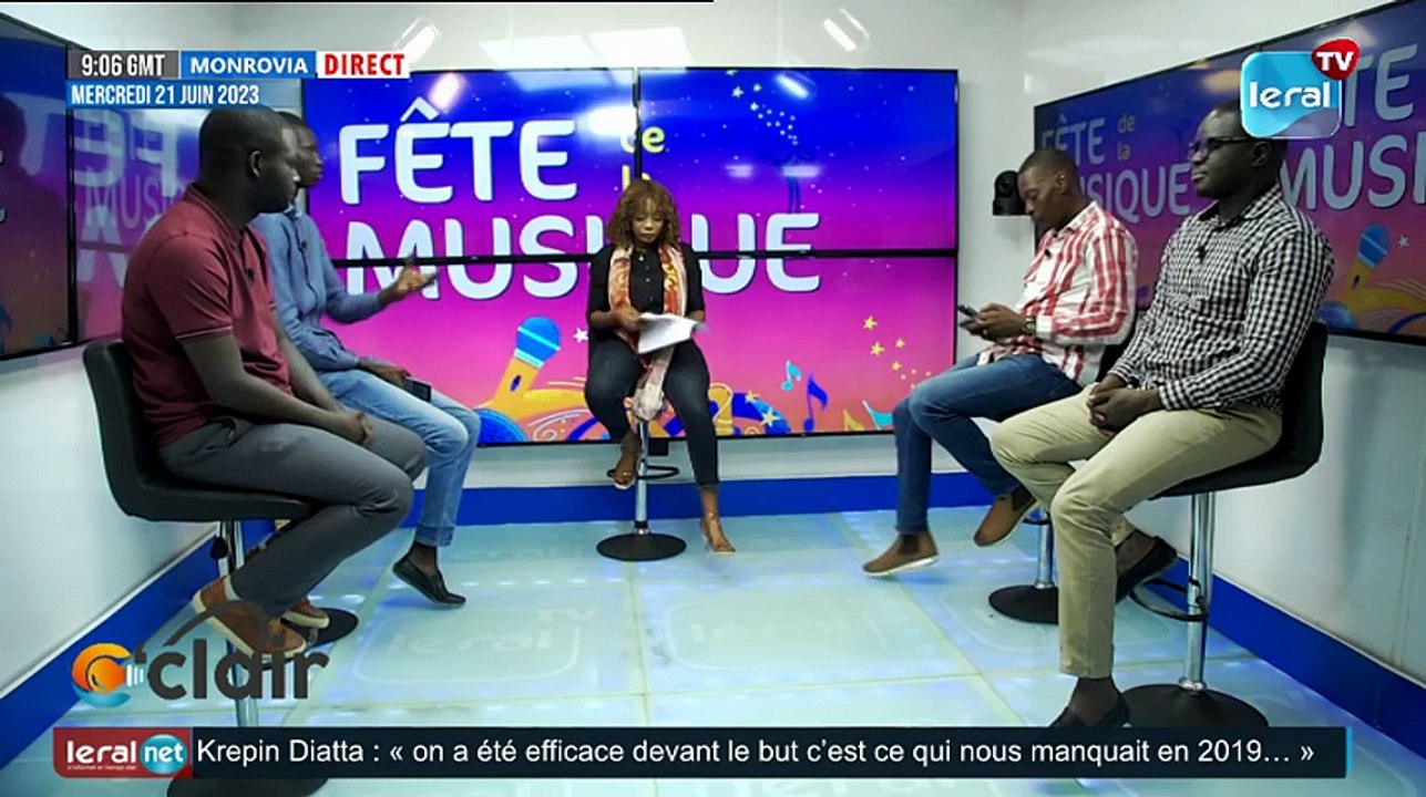 Matinal C'CLAIR avec Thialla, Birahim Toure, Mansour DIOP et Al Amine de ce 21/ 06 / 2023