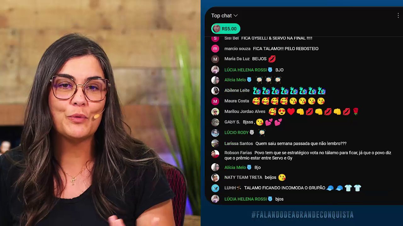 A Conquista: Natália vence prova, se salva, joga Tálamo com Servo e Gyselle e ele apela pra Sonião