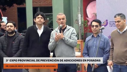 Comenzó la 3° Expo Provincial de Prevención de Adicciones en Posadas