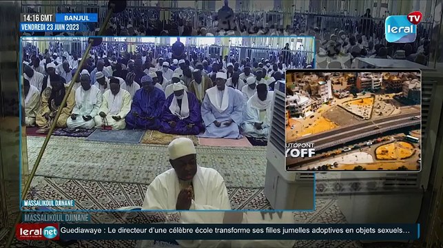 Dakar /Prière du Vendredi à la Grande Mosquée Massalikoul Djinane du 23/06/2023