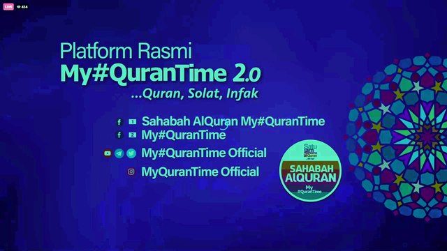 [LIVE] Episod 195 My #QuranTime 2.0 Isnin 26 Jun 2023 Surah Ali Imran (3: 56-58) Halaman 57 My #QuranTime #QuranSolatInfak World #QuranHour