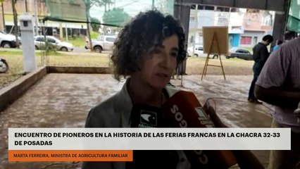 Encuentro de pioneros en la historia de las Ferias Francas en la chacra 32-33 de Posadas