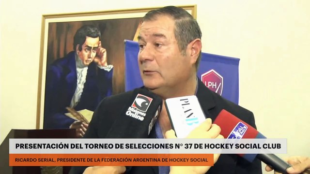 Presentación del torneo de selecciones n° 37 de Hockey social club