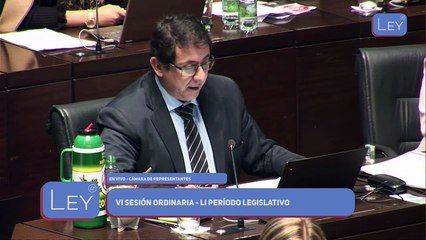 Sesión ordinaria en la Cámara de Representantes de Misiones