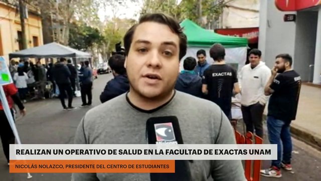 Realizan un operativo de salud en la facultad de exactas UNaM