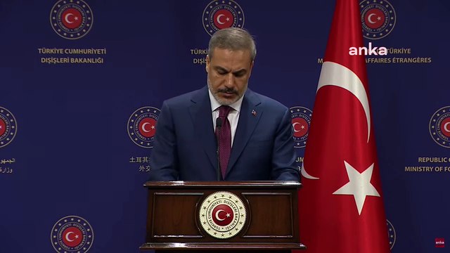 Dışişleri Bakanı Hakan Fidan, Ürdün Dışişleri Bakanı Ayman Safadi ile Birlikte Açıklama Yapıyor