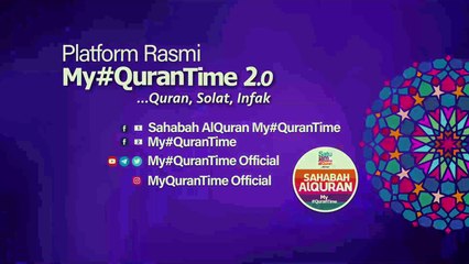 [LIVE] Episod 205 My #QuranTime 2.0   Khamis 6 Julai 2023 Surah Ali Imran (3: 79-81) Halaman 60