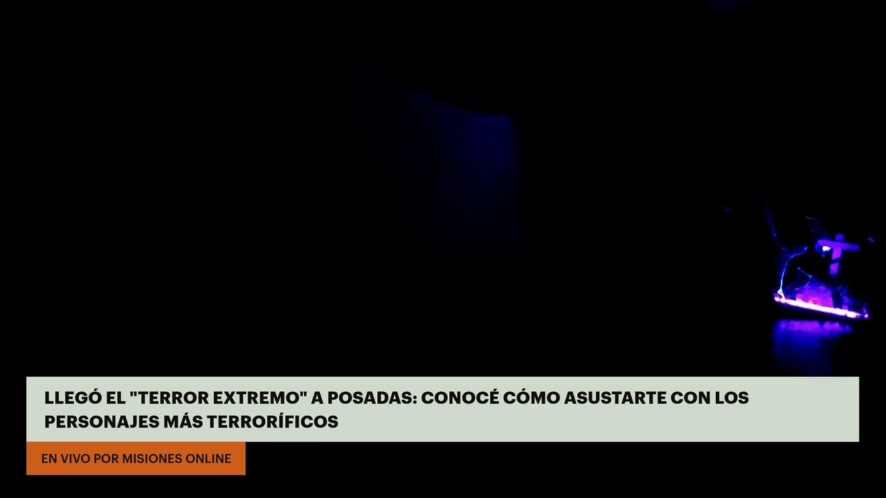 Llegó el "Terror Extremo" a Posadas: conocé cómo asustarte con los personajes más terroríficos