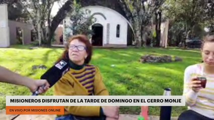 Misioneros disfrutan de la tarde de domingo en el Cerro Monje
