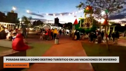 Posadas brilla como destino turístico en las vacaciones de invierno