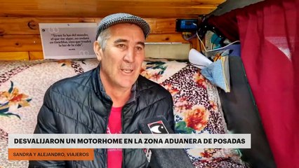 Desvalijaron un motorhome en la zona aduanera de Posadas