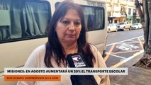 Misiones: en agosto aumentará un 20% el transporte escolar