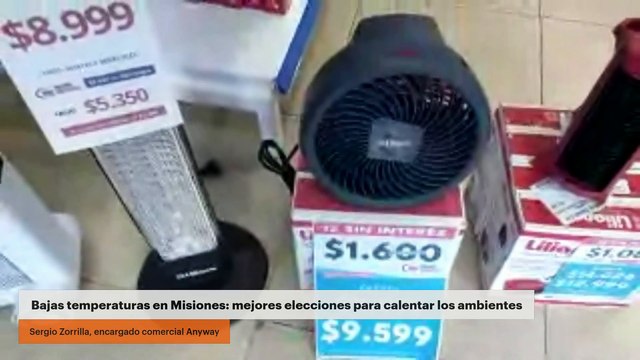 Bajas temperaturas en Misiones: mejores elecciones para calentar los ambientes