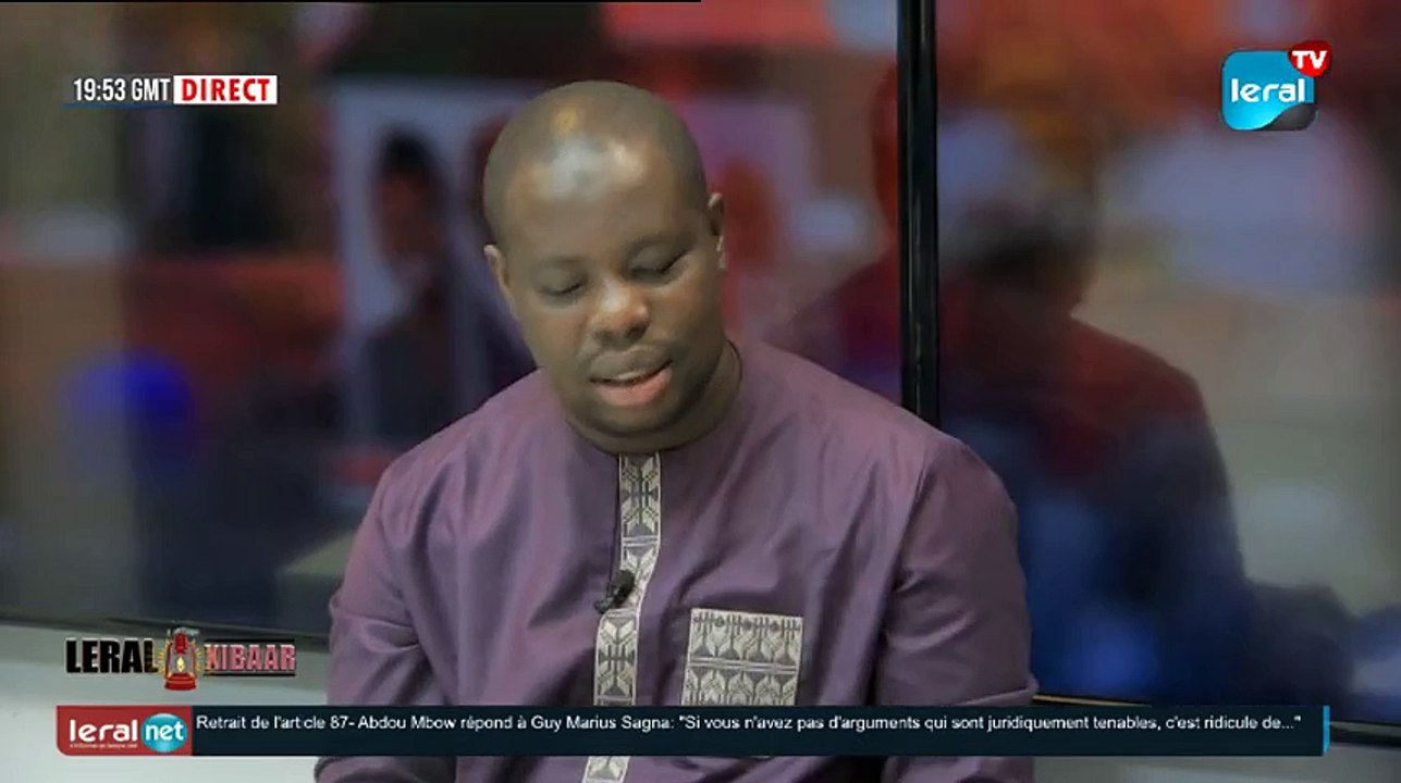 Mame Thierno Birahim Ndiaye BBY: ce pays n'appartient pas au pastef et le peuple....