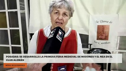 Descargar video: Posadas: se desarrolla la primera feria medieval de Misiones y el NEA en el Club Alemán