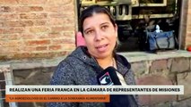 Realizan una feria franca en la Cámara de representantes de Misiones