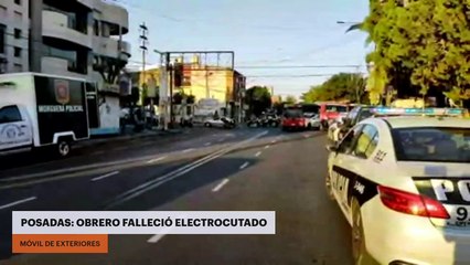 Posadas: obrero falleció electrocutado