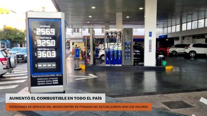 Aumentó el combustible en todo el país