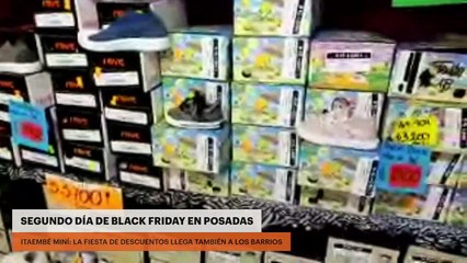 Se vive el segundo día de Black Friday en Posadas