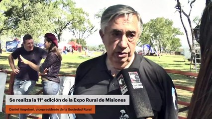 Скачать видео: Se realiza la 11° edición de la Expo Rural de Misiones, Daniel Angeloni, vicepresidente de la Sociedad Rural