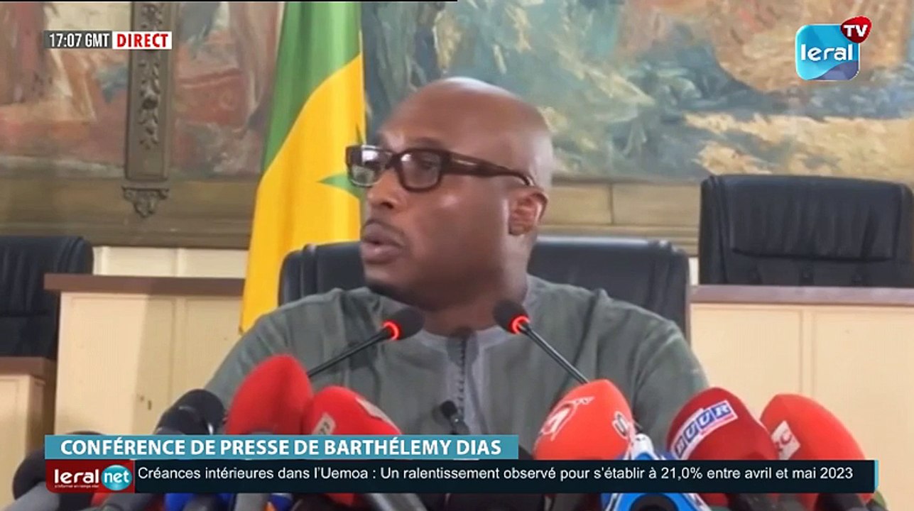 Direct Mairie de Dakar : Suivez la conférence de presse de Barthélemy Dias