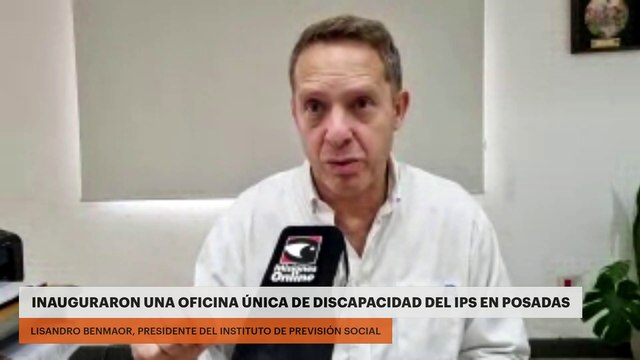 Inauguraron una oficina única de discapacidad del IPS en Posadas