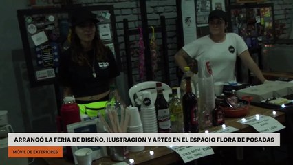 Arrancó la Feria de Diseño, Ilustración y Artes en el Espacio Flora de Posadas