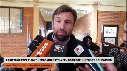 PASO 2023: Pepe Pianesi, precandidato a senador