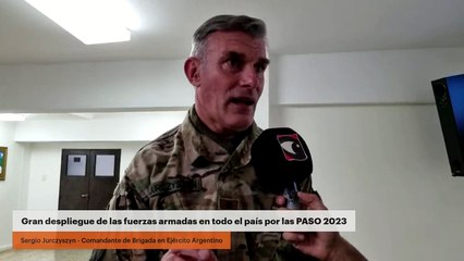 Gran despliegue de las fuerzas armadas en todo el país por las PASO 2023