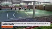 Presupuesto participativo: culminaron las obras de mejoramiento en el Playón Deportivo del Barrio Ingar de Posadas