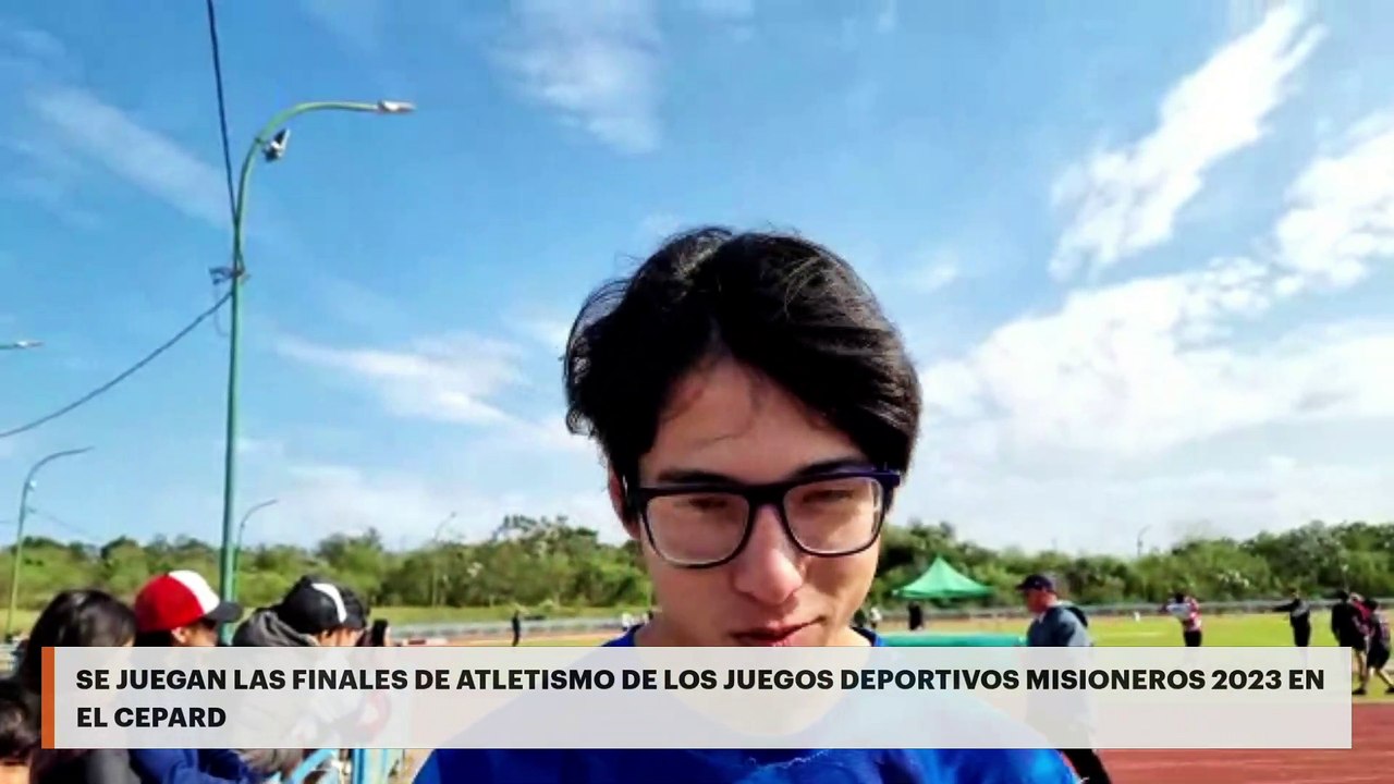 Se juegan las finales de atletismo de los Juegos Deportivos Misioneros 2023 en el CePARD