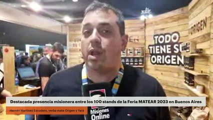 Destacada presencia misionera entre los 100 stands de la Feria MATEAR 2023 en Buenos Aires