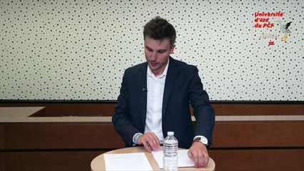 Léon Deffontaines à l'Université d'été du PCF à Strasbourg